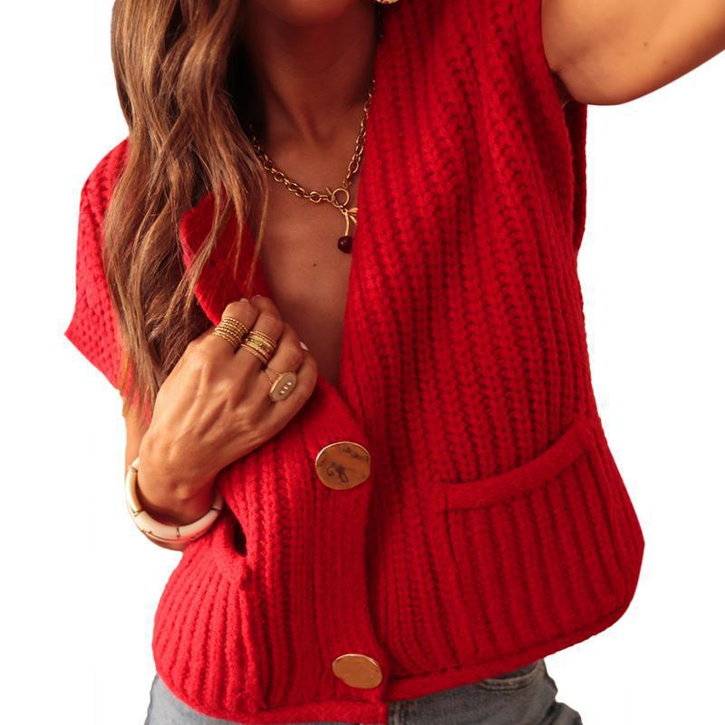 Veloure Knitted Vest
